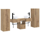 Bathroom Furniture Set 5 pcs Artisan Oak 33 x 34.5 x 100 cm 3405972