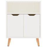 Sideboard High Gloss White 60x30x72 cm Engineered Wood 326828