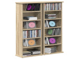 CD Cabinet 2 pcs Sonoma Oak 32 x 17 x 92 cm Engineered Wood 8012751