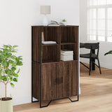 Highboard Brown Oak 79.5x35.5x137.5 cm Engineered wood 3295311