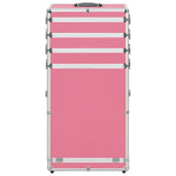Make-up Trolley Aluminium Pink 91813