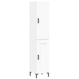 Highboard White 34.5x34x180 cm Engineered Wood 3199105