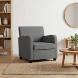 Armchair Dark Grey Fabric 42043394