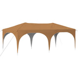 Pop-up Party Tent 575 x 288 x 245 cm Beige Oxford Fabric 42019881
