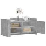 ZNTS Coffee Table Concrete Grey 100x50x50 cm Engineered Wood 848363