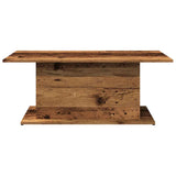 Coffee Table Old Wood 102x55.5x40 cm Engineered Wood 856806