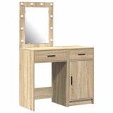 Dressing Table 2 pcs Brown 50 x 41 x 135 cm Engineered wood 3334238