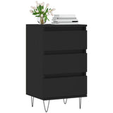 Sideboard Black 40x35x70 cm Engineered Wood 831093