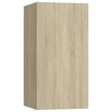 7 Piece TV Cabinet Set Sonoma Oak Engineered Wood 3079044