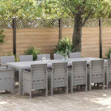 Garden Dining Set with Cushion Light grey and Anthracite 3378630