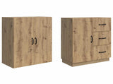 Cabinet Set 2 pcs Artisan Oak Engineered Wood 3416825