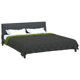 Full Year Duvet Green and Anthracite 240 x 260 cm Microfiber 42025571