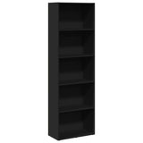 Bookcase Black 60x30x189 cm Engineered Wood 857918