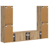 TV Cabinet Set 6 pcs Artisan Oak Engineered Wood 3409113
