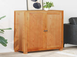 Cabinet with Storage with Door Brown Solid Oak Wood 4106554