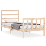Bed Frame without Mattress 90x200 cm Solid Wood Pine 3191891