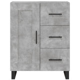 Highboard Concrete Grey 69.5x34x180 cm Engineered Wood 3198685