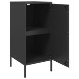 Sideboards 2 pcs Black 36x39x79 cm Steel 843013