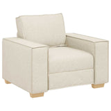 Sofa 3 pcs Brown Artificial Leather 3324637