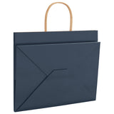 Paper Bags 250 pcs with Handles Blue 32x22x24 cm 4101707