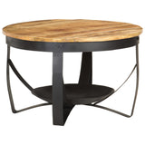 Coffee Table 68x43 cm Rough Mango Wood 320794