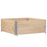 Garden Planter 100x100 cm Solid Wood Pine 3295399
