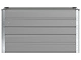 Planter Light Grey 100 x 50 x 77 cm Galvanised Steel 42018151