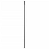 Sliding Door Aluminium and ESG Glass 76x205 cm Black 149479