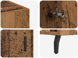 Sideboard Old Wood 90 x 34 x 80 cm Engineered Wood 879586