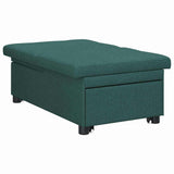 Sofa Bed Dark Green 194 x 50 x 82 cm Plywood 42008586