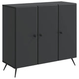 Sideboard Black 89 x 34.5 x 80 cm Engineered Wood 895566
