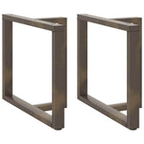 Dining Table Legs T-Shaped 2 pcs Black 90x35x cm Steel 4013067