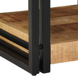 Bedside Cabinet 40x40x50 cm Solid Rough Wood Mango 4016700