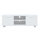 TV Cabinet White 120x40.5x35 cm Engineered Wood 342615
