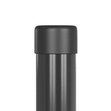 Fence Post 12 pcs Grey 120 cm Powder-coated steel 42012760