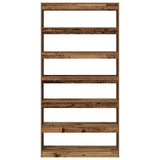 Book Cabinet Waste Wood 100 x 30 x 198 cm Engineered Wood 3333930
