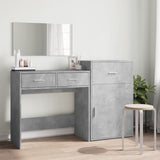 3 Piece Dressing Table Set Concrete Grey Engineered Wood 3276521