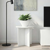 Plant Stand 2 pcs High Gloss White 40 x 40 x 40 cm 899730