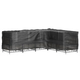 L-Shaped Garden Furniture Covers 2 pcs 18 Eyelets 285x220x80 cm 3155378
