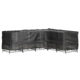 L-Shaped Garden Furniture Covers 2 pcs 18 Eyelets 285x220x80 cm 3155378