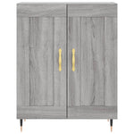 Highboard Grey Sonoma 69.5x34x180 cm Engineered Wood 3198327