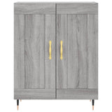 Highboard Grey Sonoma 69.5x34x180 cm Engineered Wood 3198327