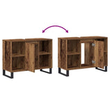Bathroom Cabinet Old Wood 80 x 33 x 60 cm Engineered Wood 873898
