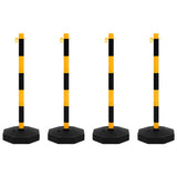 Chain Post Set with 10 m Plastic Chain 150957