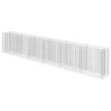 143566 Gabion Raised Bed Galvanised Steel 540x50x100 cm
