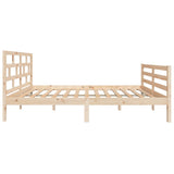 3101278 Bed Frame without Mattress Solid Wood 120x200 cm
