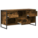TV Cabinet Smoke Oak 100 x 36 x 49.5 cm Engineered Wood 886506