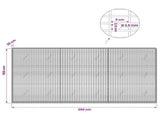 Gabion with 3.5 mm Wire and 5x2.5 cm Mesh 300x20x150 cm 3461688