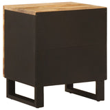 Bedside Cabinet Brown 40 x 33 x 46 cm Solid Mango Wood 4018292