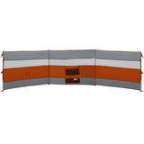 Camping Windbreak Grey and Orange 508x130 cm Waterproof 4009662